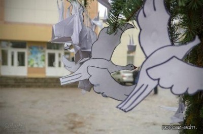 В Новоазовске прошел митинг, посвященный Международному дню памяти «Белые Журавли»