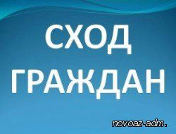 Проведен сход граждан